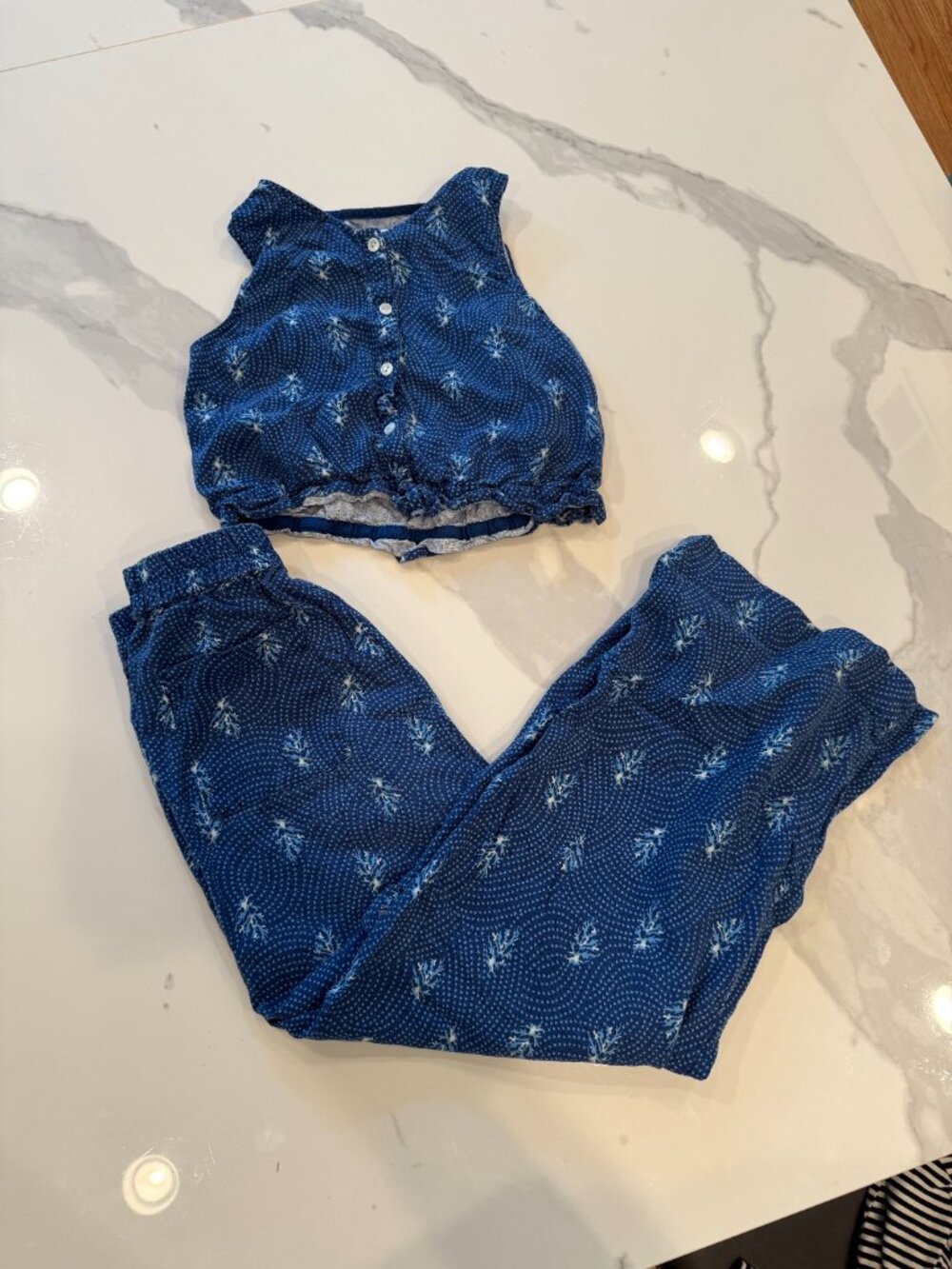 Zara gils tank wide leg 2 piece outfit (size 9-10)